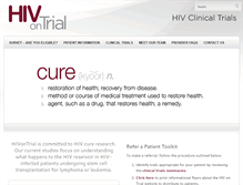 Tablet Screenshot of hivontrial.org